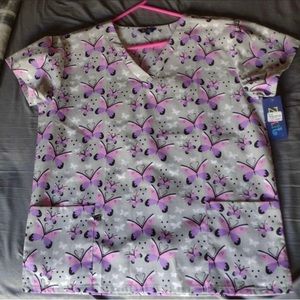 Nurse scrub tops